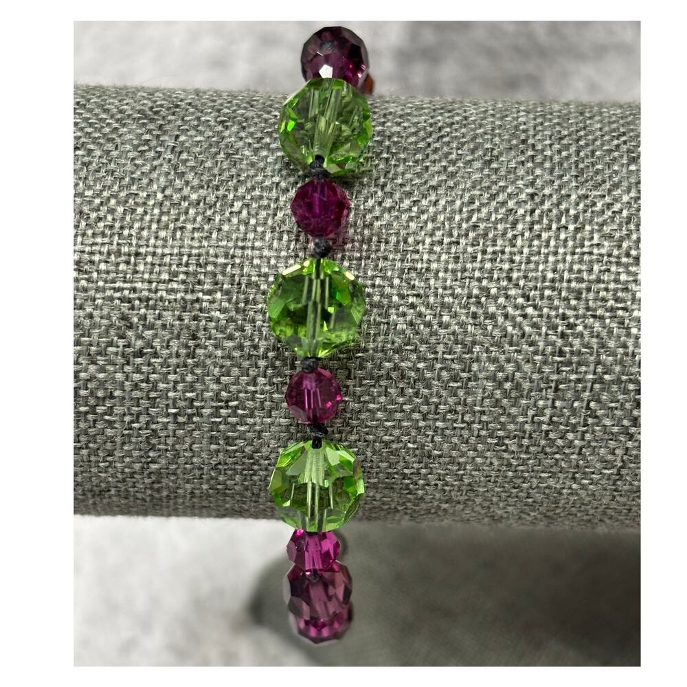 Lori Frantz Koenig Multicolor Austrian Crystal Bracelet #64188